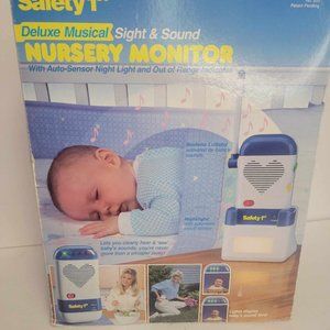 Safety 1st Deluxe Musical Sight & Sound Nursery Monitor baby 205